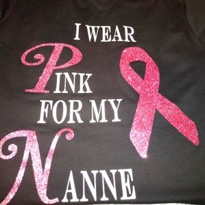 Breast Cancer Awareness V Neck Tee